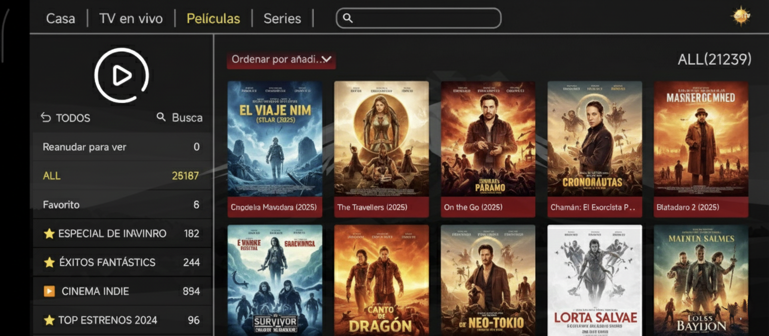 Sol TV - Reproductor de películas